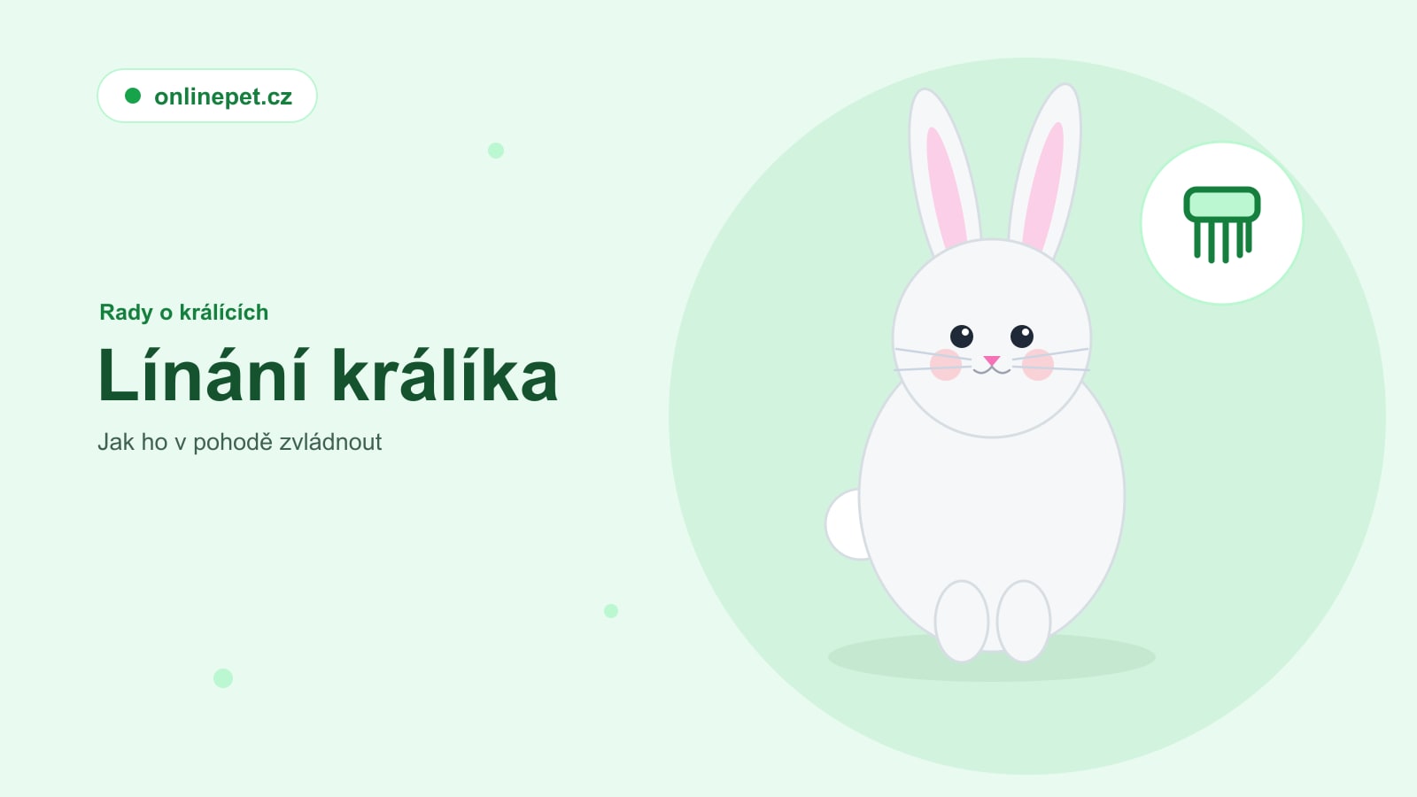 Línání králíka: jak ho v pohodě zvládnout